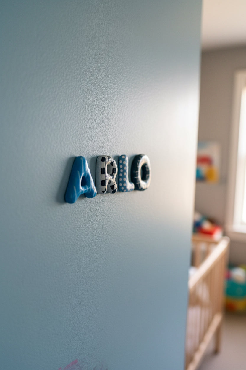 Personalized Clay Name Letters