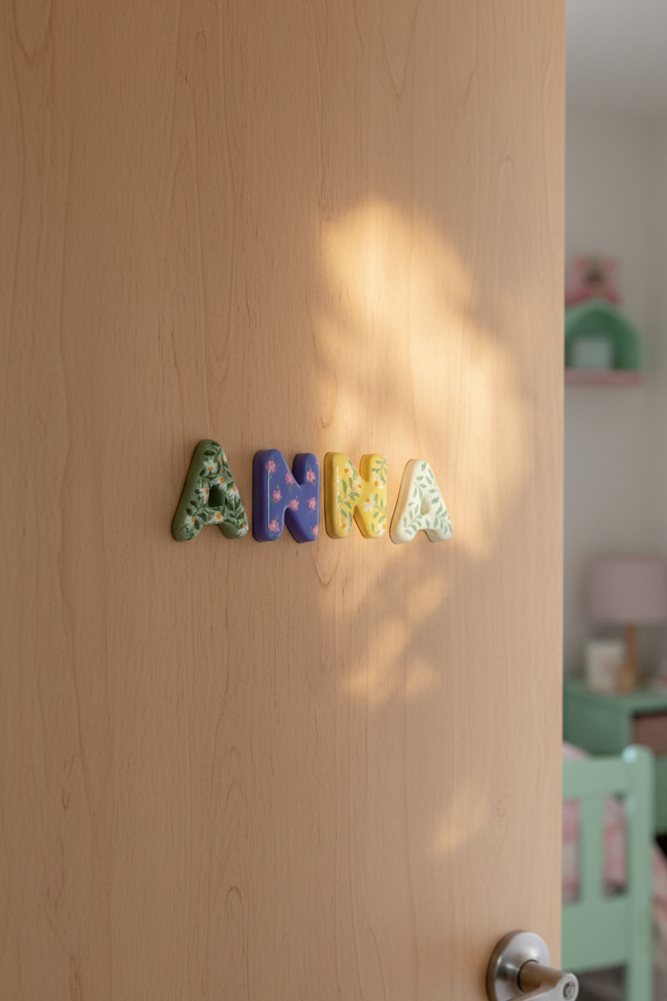 Personalized Clay Name Letters